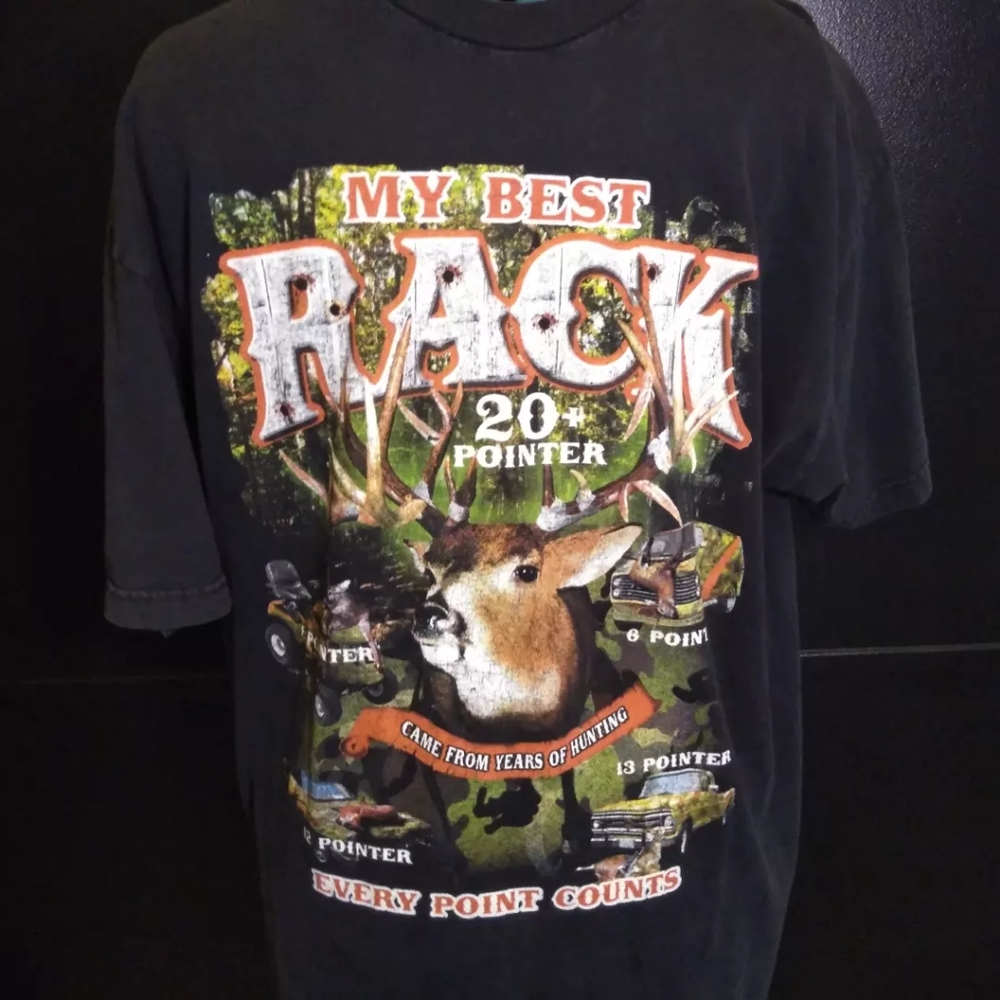 🖤 Retro novelty Hunter shirt size XL